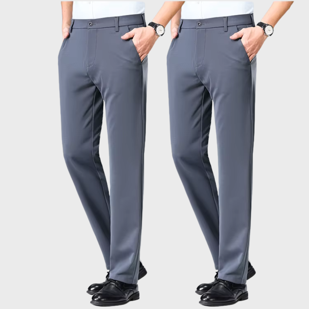 Elegancia al Doble: Pantalón Clásico + Cinturón de Cuero ¡Pagás 1 y te llevás 2!