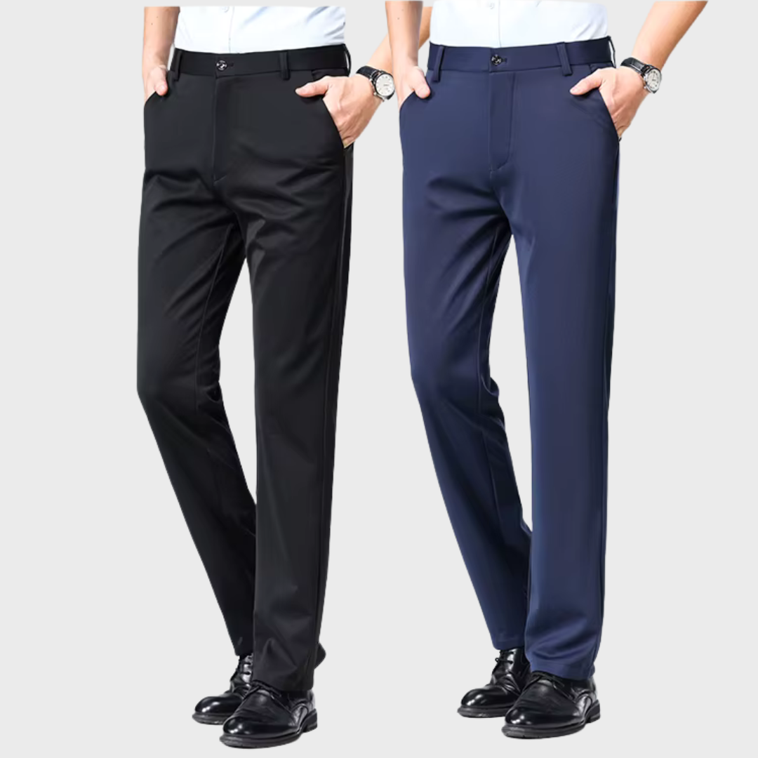 Elegancia al Doble: Pantalón Clásico + Cinturón de Cuero ¡Pagás 1 y te llevás 2!