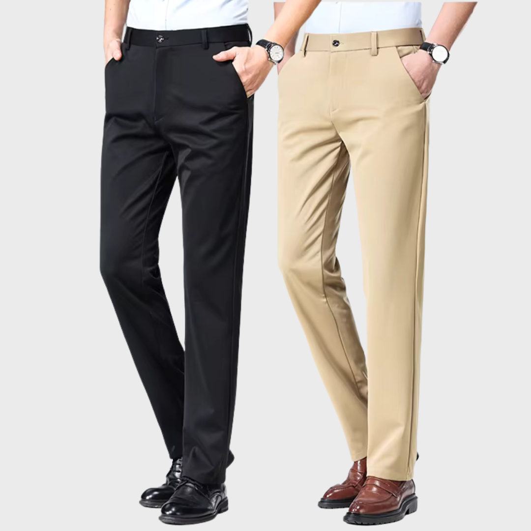 Elegancia al Doble: Pantalón Clásico + Cinturón de Cuero ¡Pagás 1 y te llevás 2!