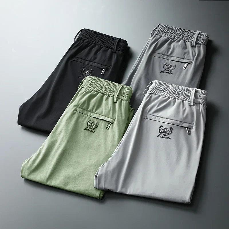 ¡Comprá 1 y llevate 3! Pantalón Masculino en Seda fría y Poliéster 52% OFF
