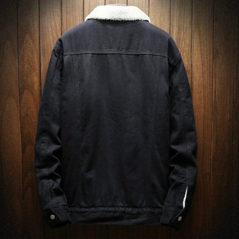 Chaqueta vaquera de invierno para hombre