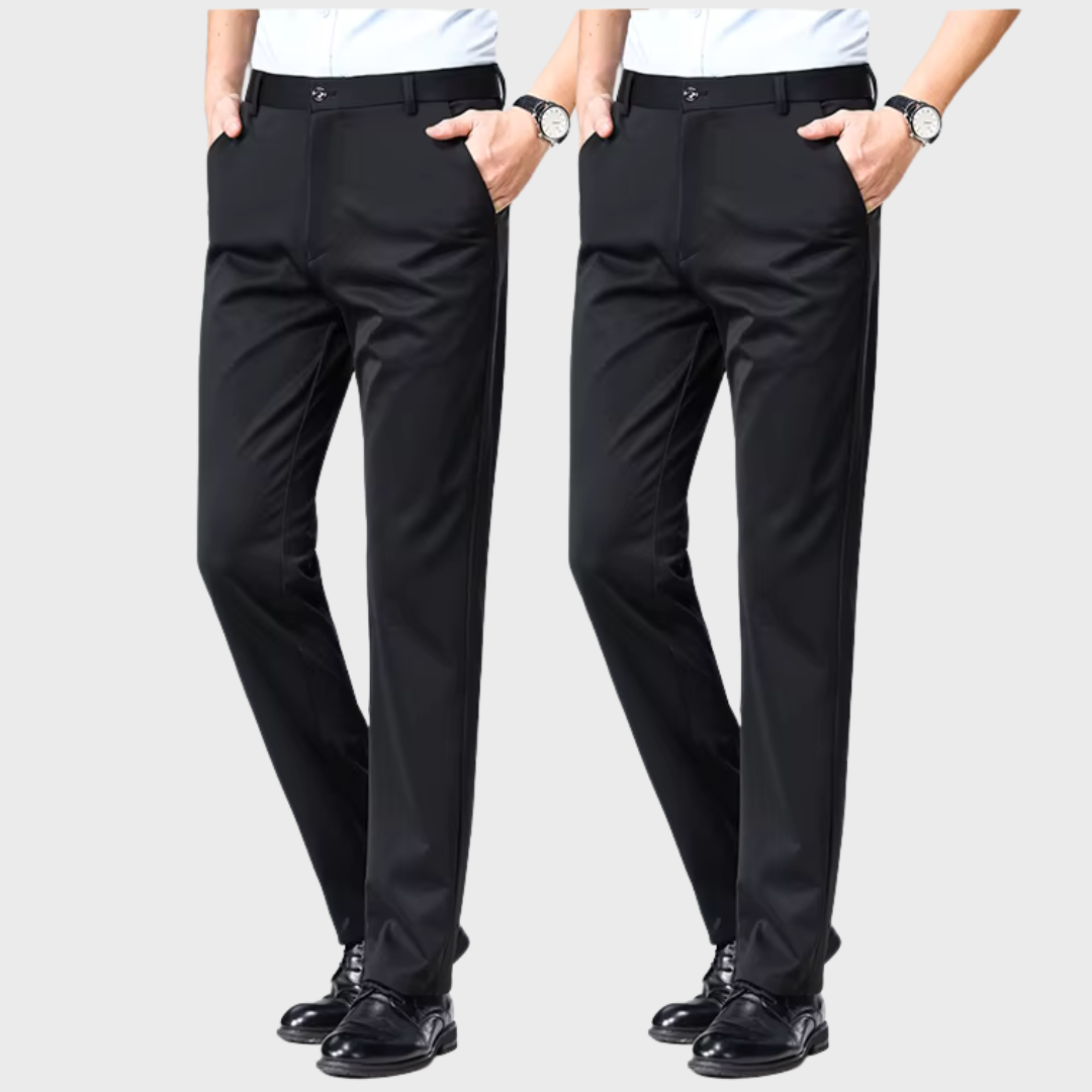 Elegancia al Doble: Pantalón Clásico + Cinturón de Cuero ¡Pagás 1 y te llevás 2!